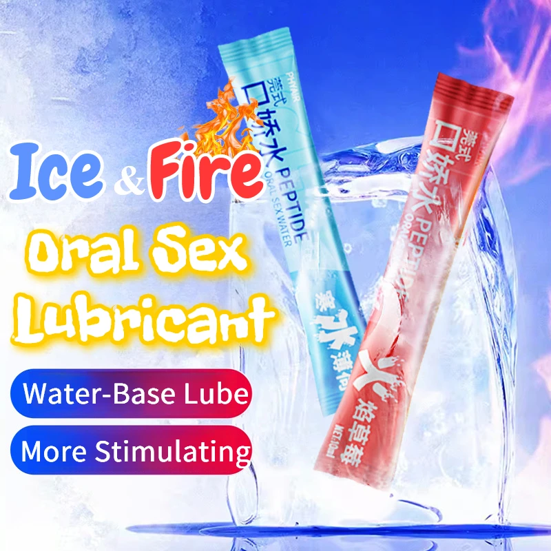 Fruchtiges Oralsex, flüssiges Eis, Feuer, Stimulationsflüssigkeit, Sex-Gleitmittel, 10 ml, Erdbeer-Pfirsich-Geschmack, Flirten, Wasser, Erwachsene, Blowjob, Sexspielzeug ab 18 Jahren