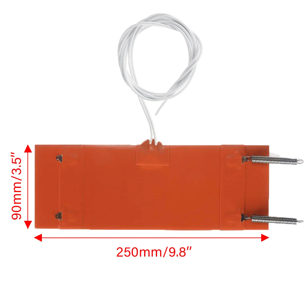 12V Elektrische Verwarming Ring Heater Mat Auto Filter Voor Air Diesel Auto Heater Onderdelen Accessoires 250x90mm