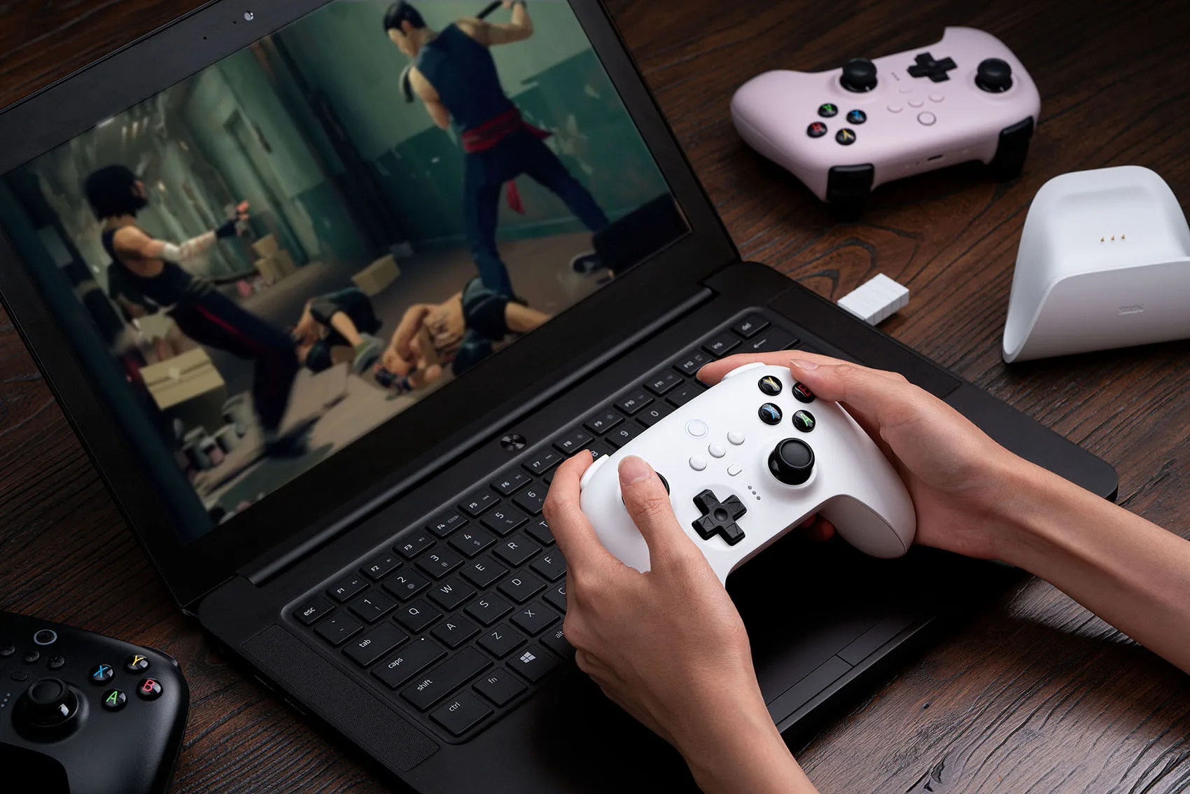  ũ Ե 8BitDo Ultimate  2.4G  Ʈѷ, PC, Windows 10, 11, Steam, ȵ̵ ALPS ̽ƽ е
