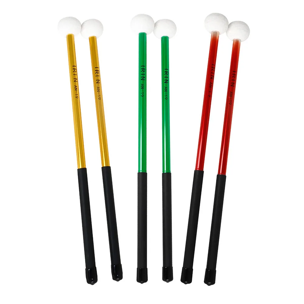 1 Paio Di Bacchette Bacchette Per Basso Tamburo Da Marcia Timpani Bacchette Per Batteria Fasce Per Giochi Musicali Manico Antiscivolo Accessori Per Pe