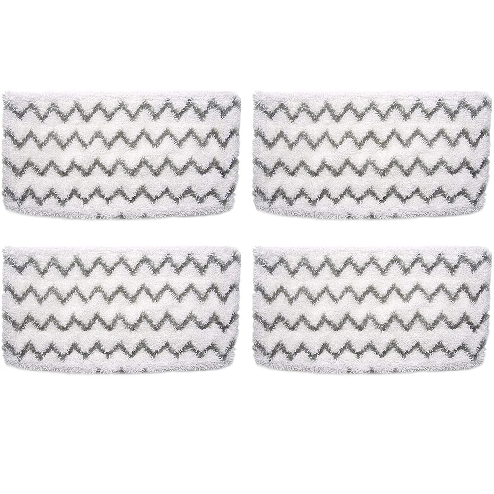 4pcs Microfiber Washabl Replacement Pads Accessory for Shark Steam Mop S1000 S1000C S1000WM S10001C S1000A Dirt Grip Pads