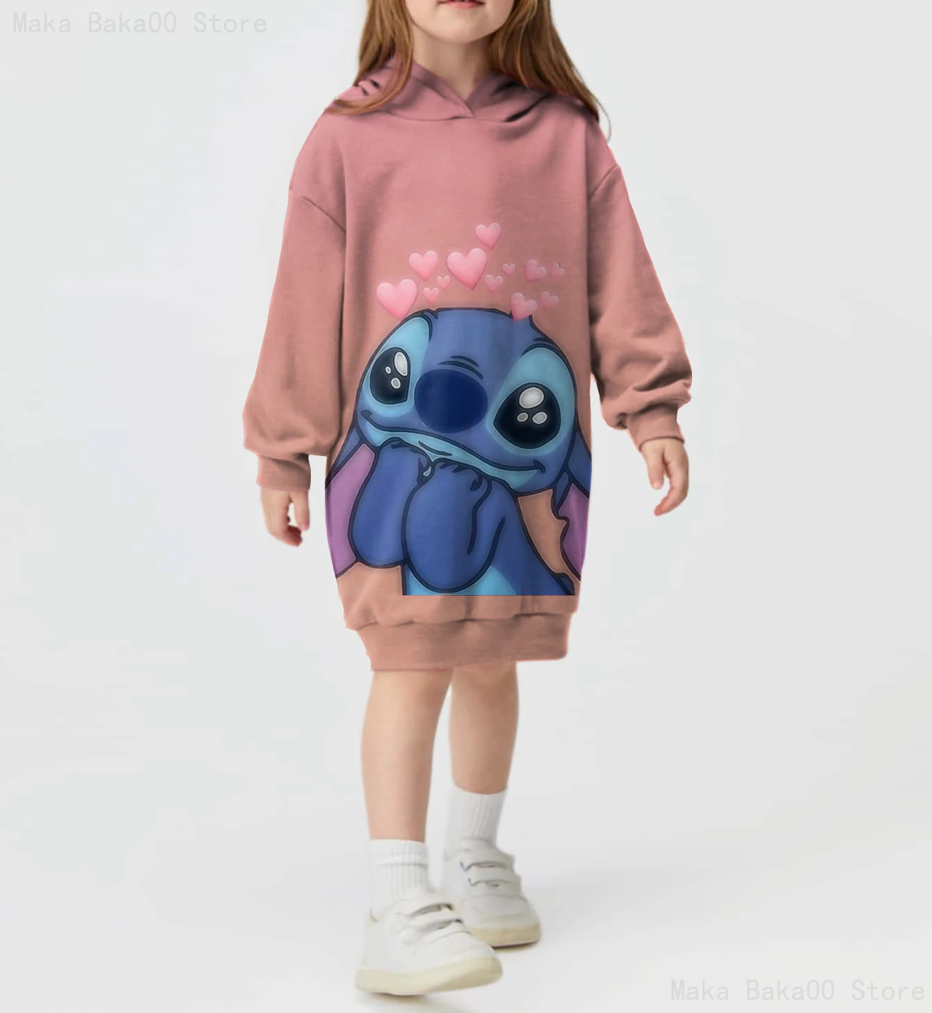 Sweat oversize en molleton print Lilo et Stitch Disney pour bébé fille