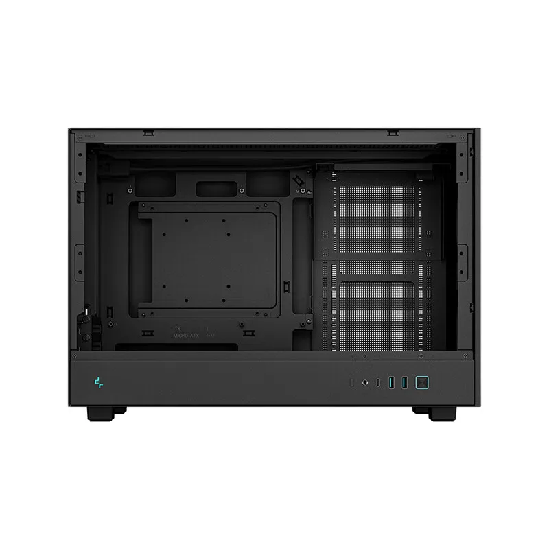 DEEPCOOL CH260 컴퓨터 케이스 M-ATX 백 플러그 마더보드는 360Water Cooling ATX 전원 공급 장치 Type-C 인터페이스 데스크탑을 지원합니다.
