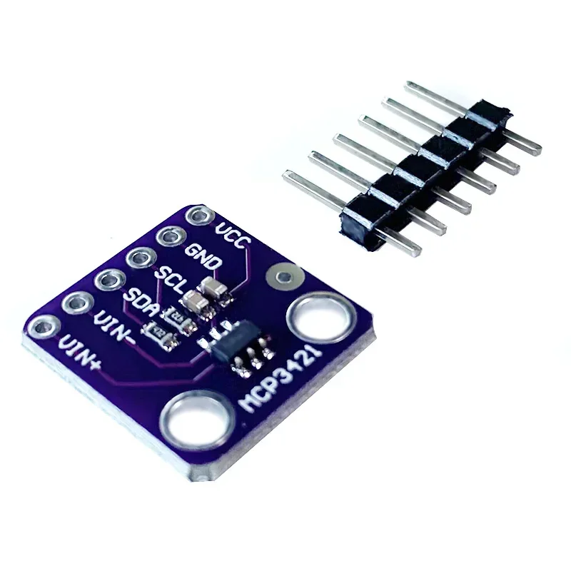 

MCP3421 I2C SOT23-6 delta-sigma ADC оценочный модуль, плата для PICkit, модуль последовательного анализатора, новый