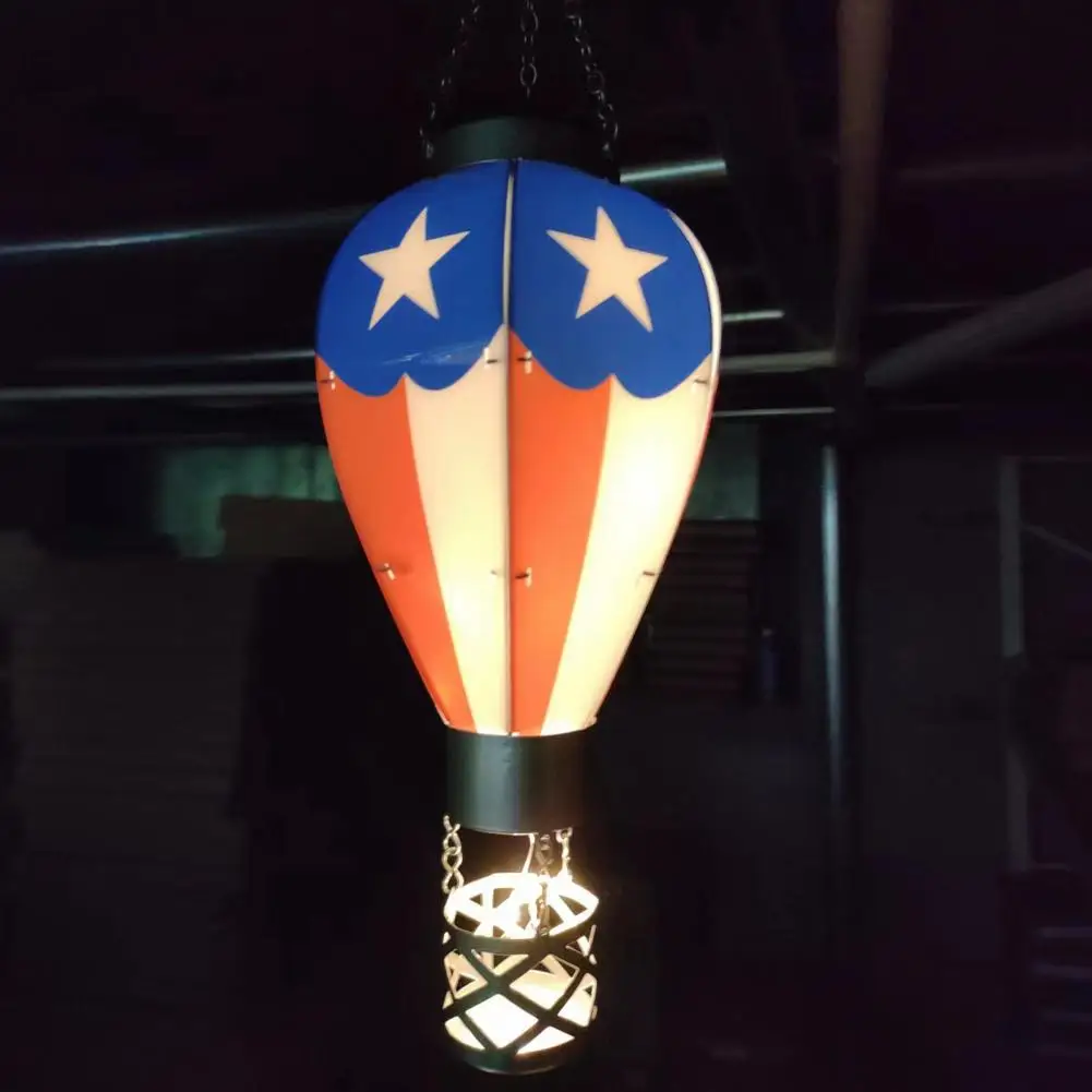 

Solar Lantern Hot Air Balloon Solar Lantern Waterproof Outdoor Hanging Light for Garden Yard Party Decoration