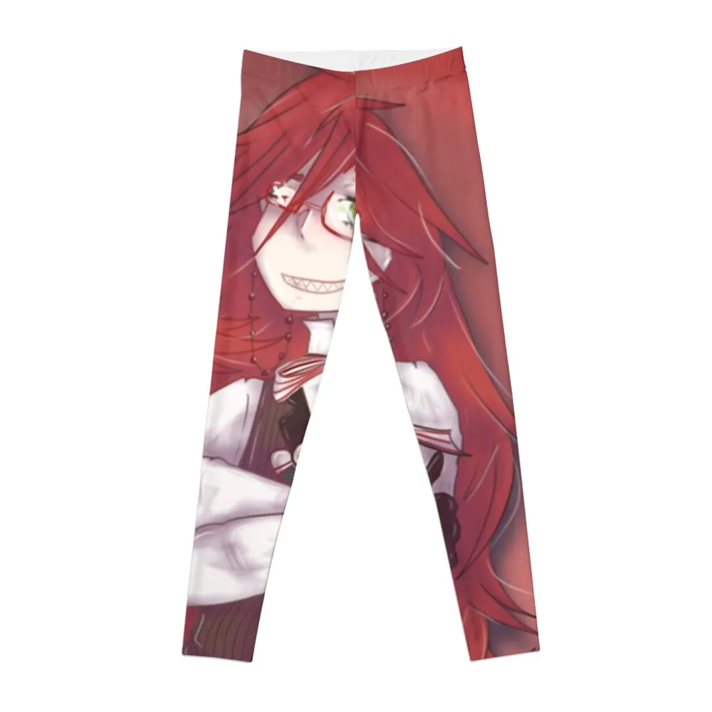 

Grell Sutcliff Black Butler Leggings legings for fitness Women sportwear Womens Leggings