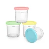 4PCS Ice Cream Pints and Lids for Ninja Creami NC301 NC300 NC299AMZ Series Ice Cream Storage Containers Food Freezer 2