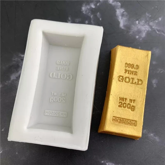 Porto Formas Gold Bar Chocolate Mold