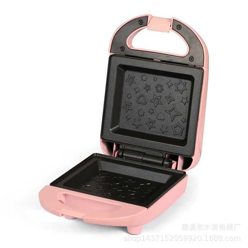 Sandwich Maker Grilled Toast Double-Sided Heating 600W Mini Breakfast Machine Home Multifunction Making Bread Safety And Health 6