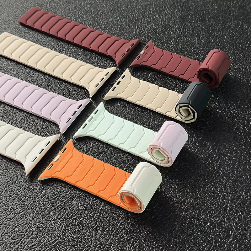 รูปสินค้า สายแม่เหล็กยืดหยุ่นสำหรับ Apple Watch ทุกขนาด
