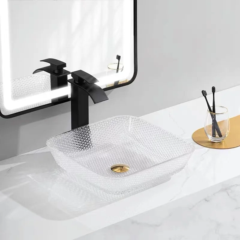 

Bathroom Sinks Crystal Diamond Fashion Sink Hotel Washbasin Round Countertop Sinks Bathroom Utensils Silver Wash Basin
