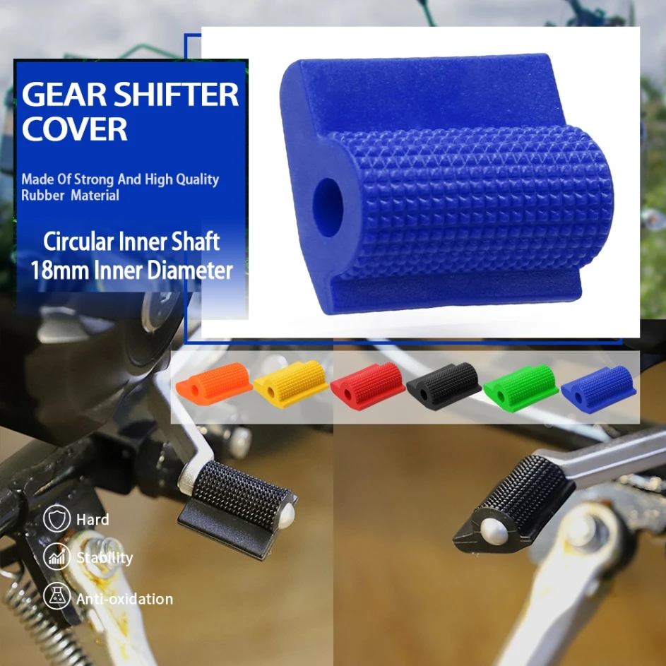 

Universal Motorcycle Gear Shifter Lever Foot Pad Pedal Toe Peg Cover For Yamaha FZS150 FZS600 FZS1000 FZX700 FZX 700 FZS 150 600