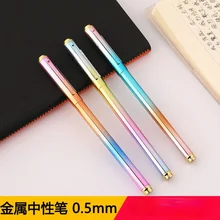 

Gradient metal Neutral pen with a pencil core The neutral pen can be engraved with 0.5 mm black ink Office student business pen