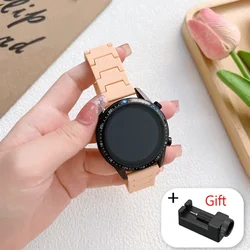 Carbon Fiber Watch Strap - Premium Quality Band for 22mm watch band (7 Papaya)