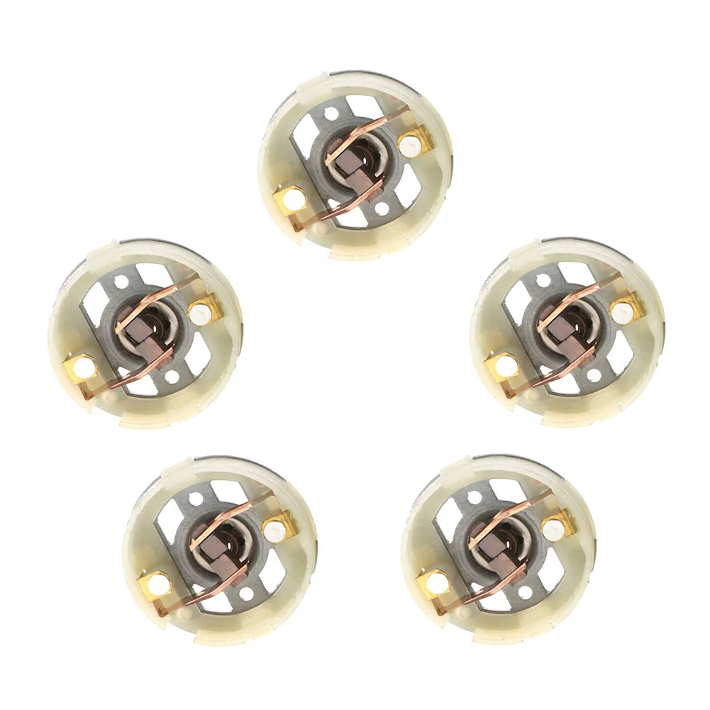 

5pcs Carbon Brush Holder RS550 Motor With Copper Brush Charging Drill Electric Screwdriver Lithium Electric Drill Brush Holder