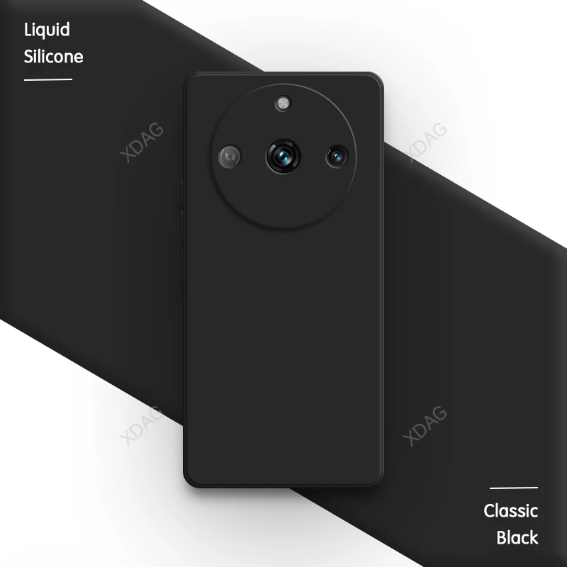 Soft Liquid Silicone Original Back Cover - Basic Phone Case, 6.7