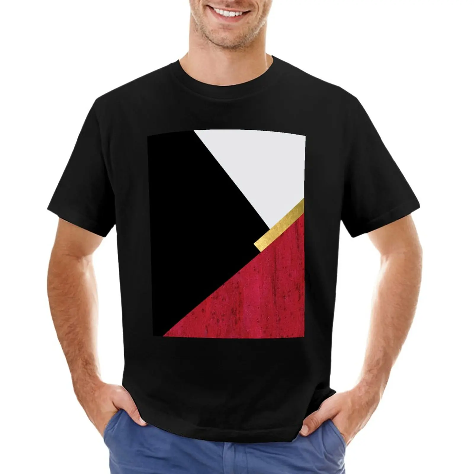 

Minimalist Geometric T-Shirt tees T-shirts for men cotton