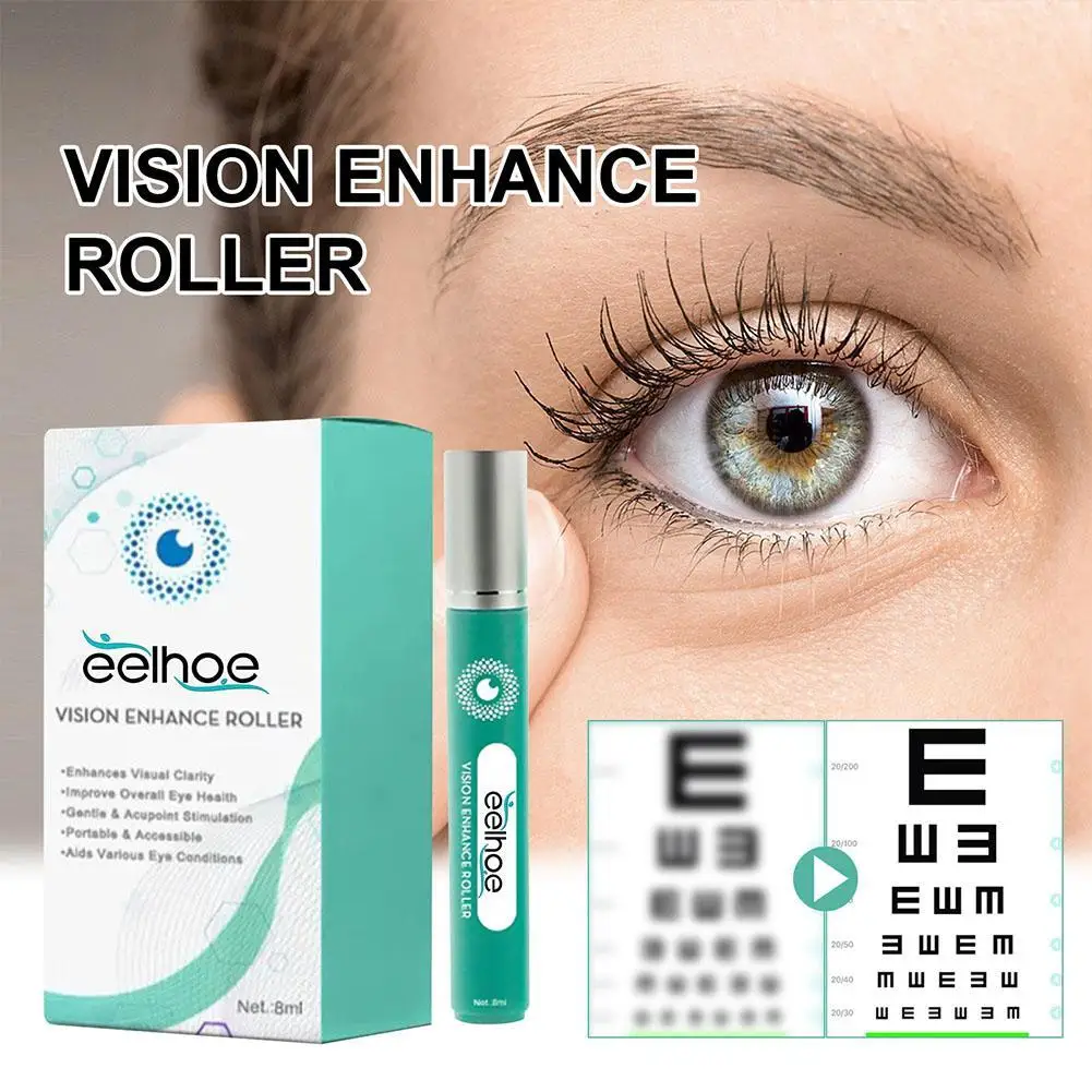 

8ml Quickly Restore Vision Treatment Eye Care Patch Vision Enhance Roller Improve Eye Relieve Help Sleeping Focus On Eye Health