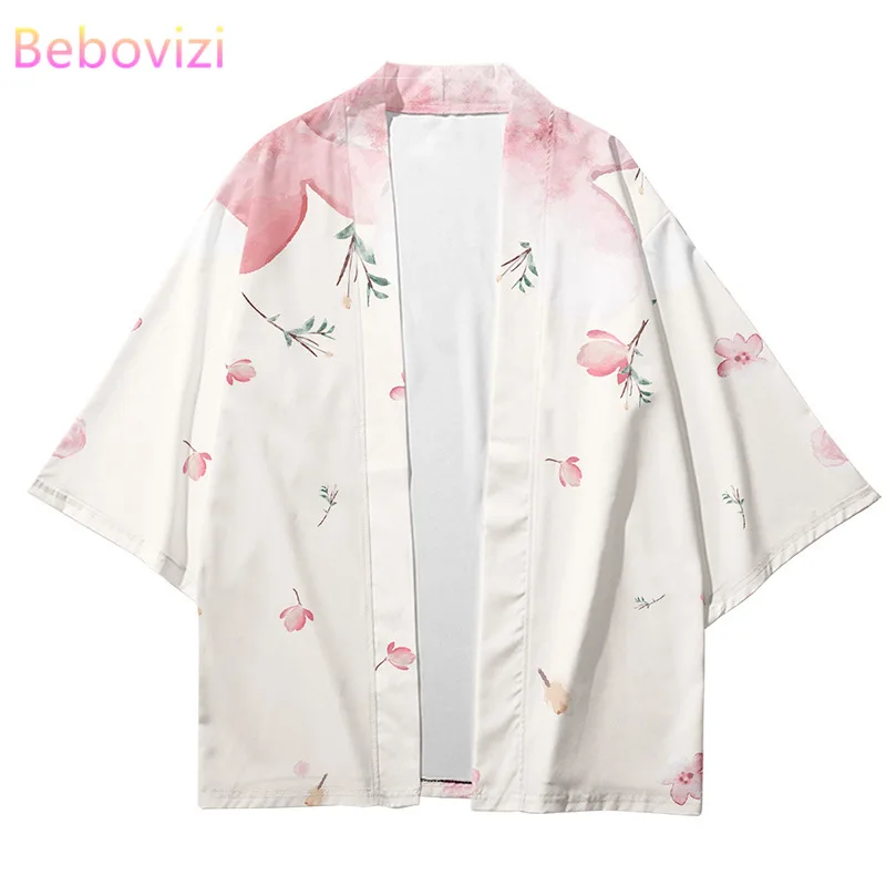 Japanese Kimono Japanese Kimono Cardigan Japanese Kimono Shirt Plus Size Loose Japanese Streetwear Cardigan Women Men Harajuku Haori Kimono Cosplay Top Shirts Yukata Tao Robe