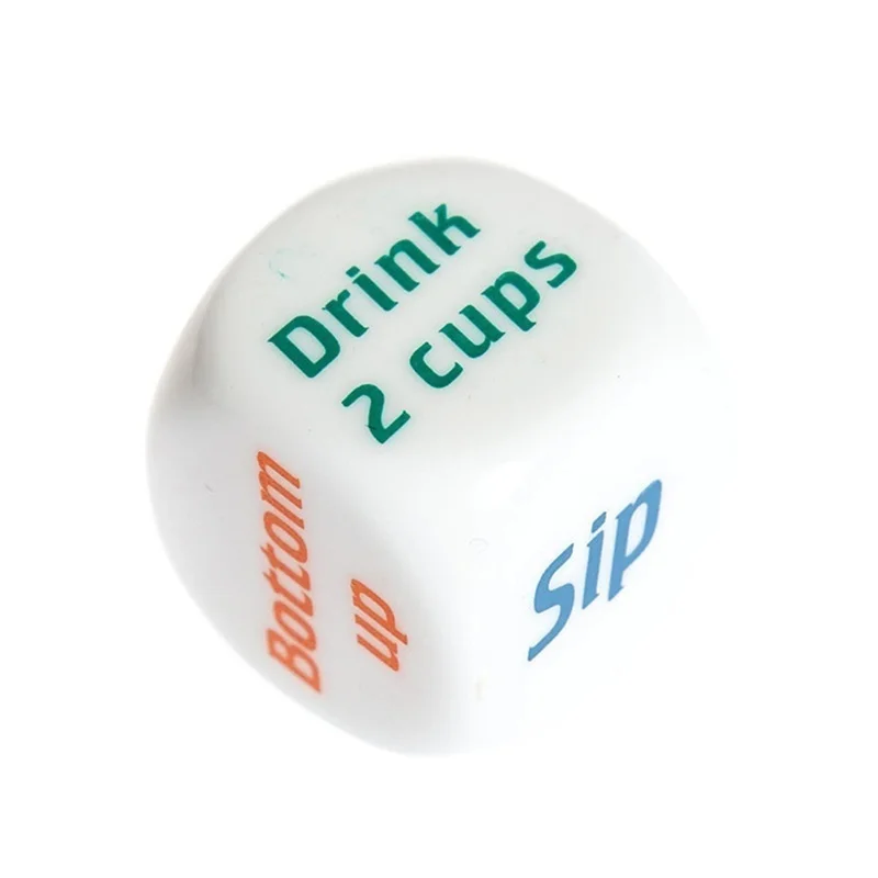 3Pcs New Funny Drinking Sip Dice Roll Decider Die Game Party Bar Club Pub Gift Toy