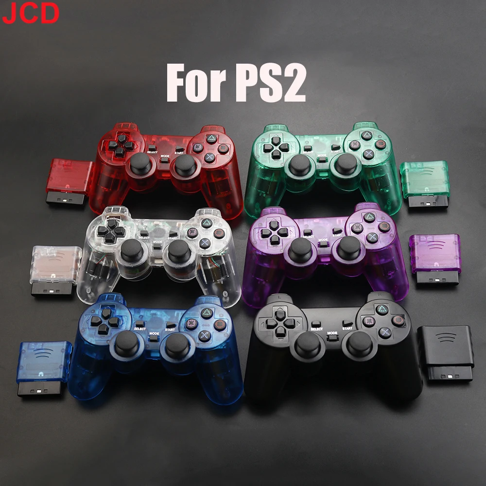 JCD-1pcs-Wireless-Gamepad-For-PS2-Console-Joystick-2-4G-Double ...