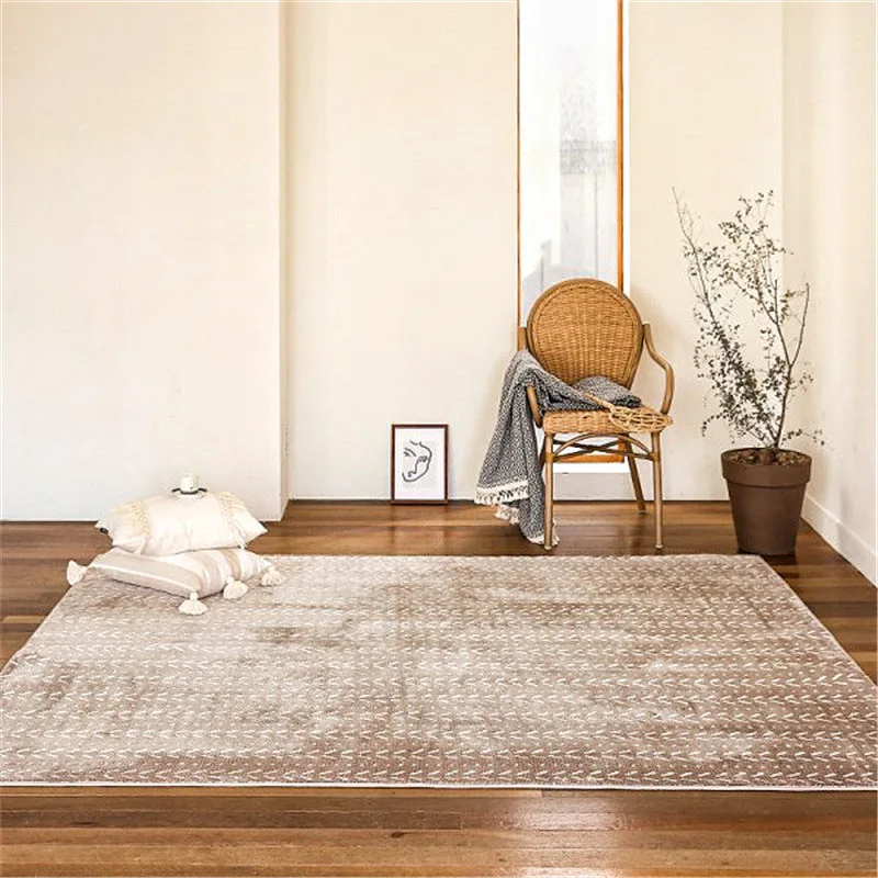 

Flourish direct order Carpet thickened anti-fall bedside blanket household long hair can be customized washing area rug