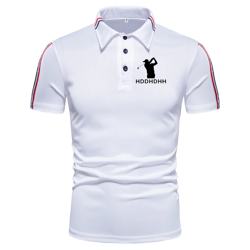 

HDDHDHH Brand Printing Polo Shirt Summer Men Short Sleeve
