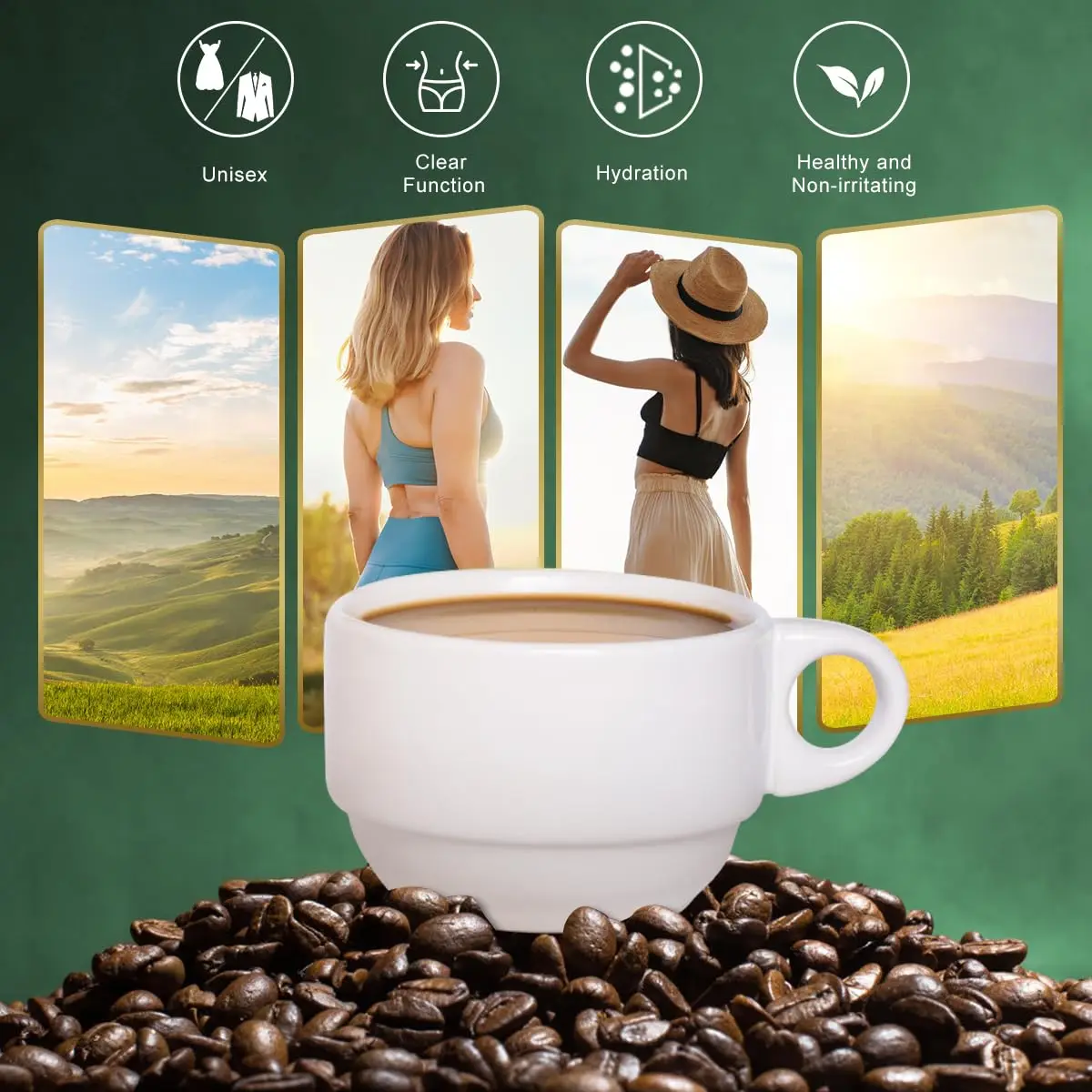 Weight Loss Pills Natural Green Coffee Bean Extract Powder 18 Pcs/Box