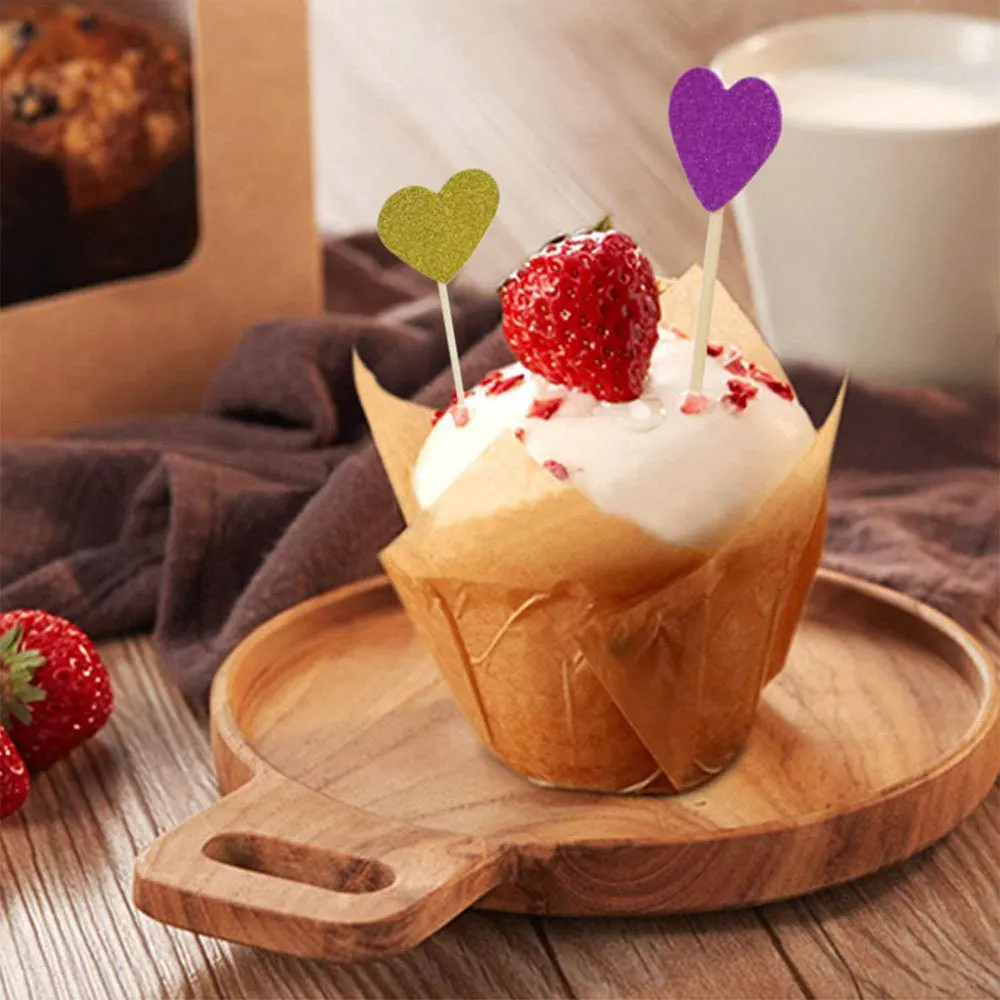 Cake Making Tools Cake Baking Tools Cake Mold Baking Paper 50pcs Tulip Muffins Baking Cups Tulip Muffin Cupcake Liner Paper Moulds Cake Wrapper Oilproof For Wedding Party