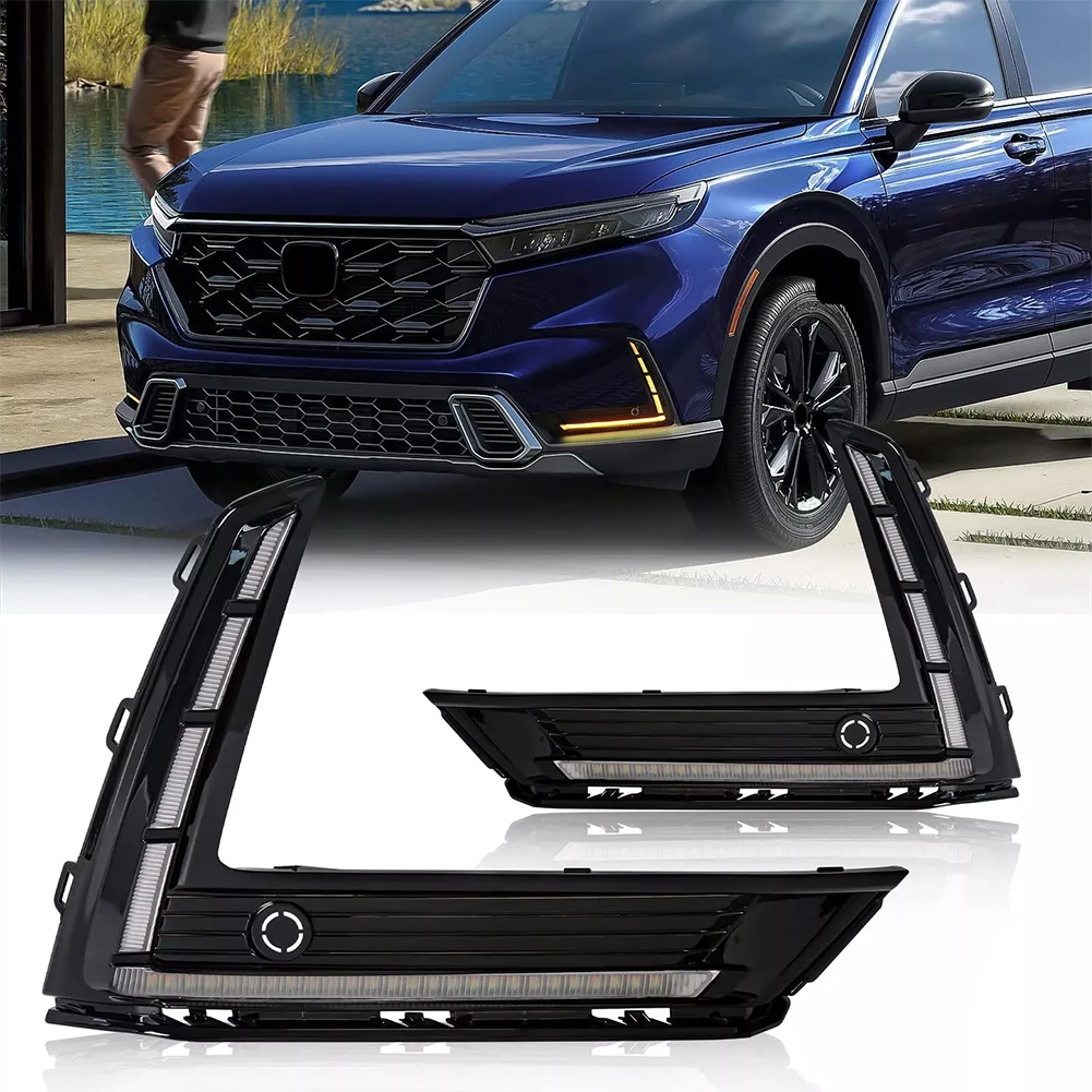 2pcs Daytime Running Strip Lights Kit Clearance Light for Honda CR-V CRV 2023-2025