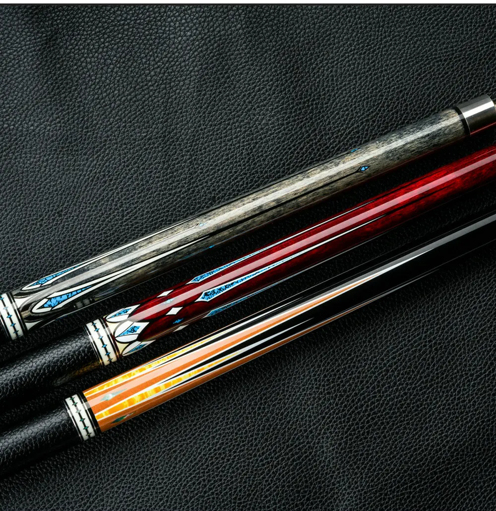 58" Forever Black Technology Carbon Energy 1/2 Billiard Pool Cue Stick 10.5/11.8/12.8mm