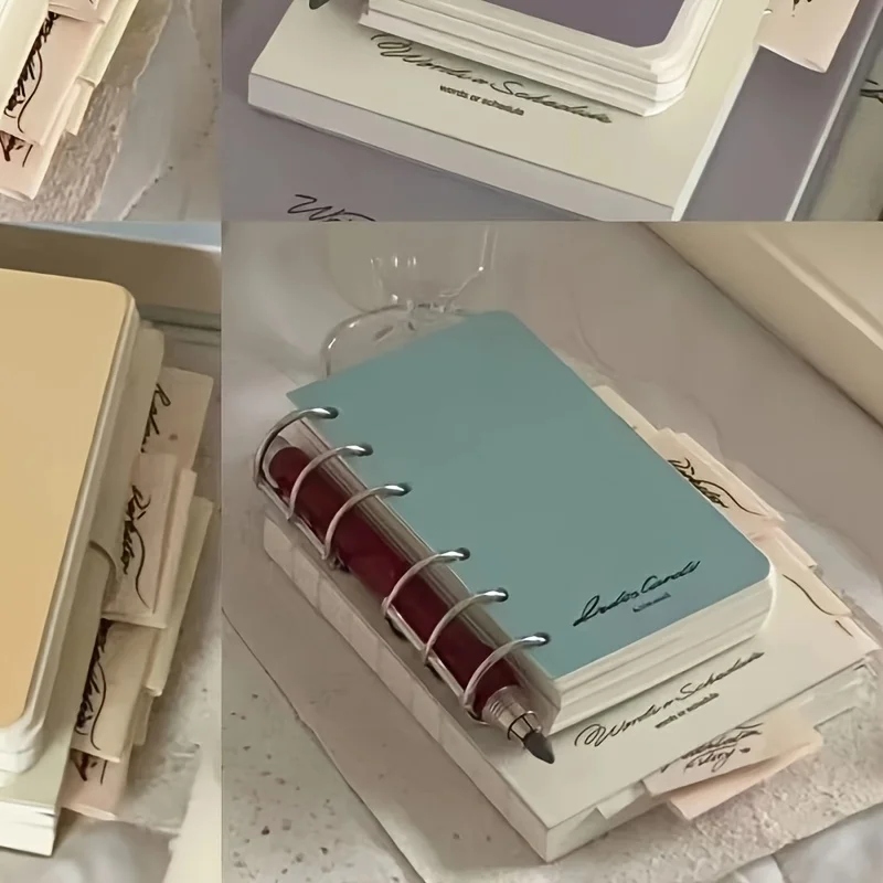 Sleek Solid Color Student Loose-Leaf Notepad