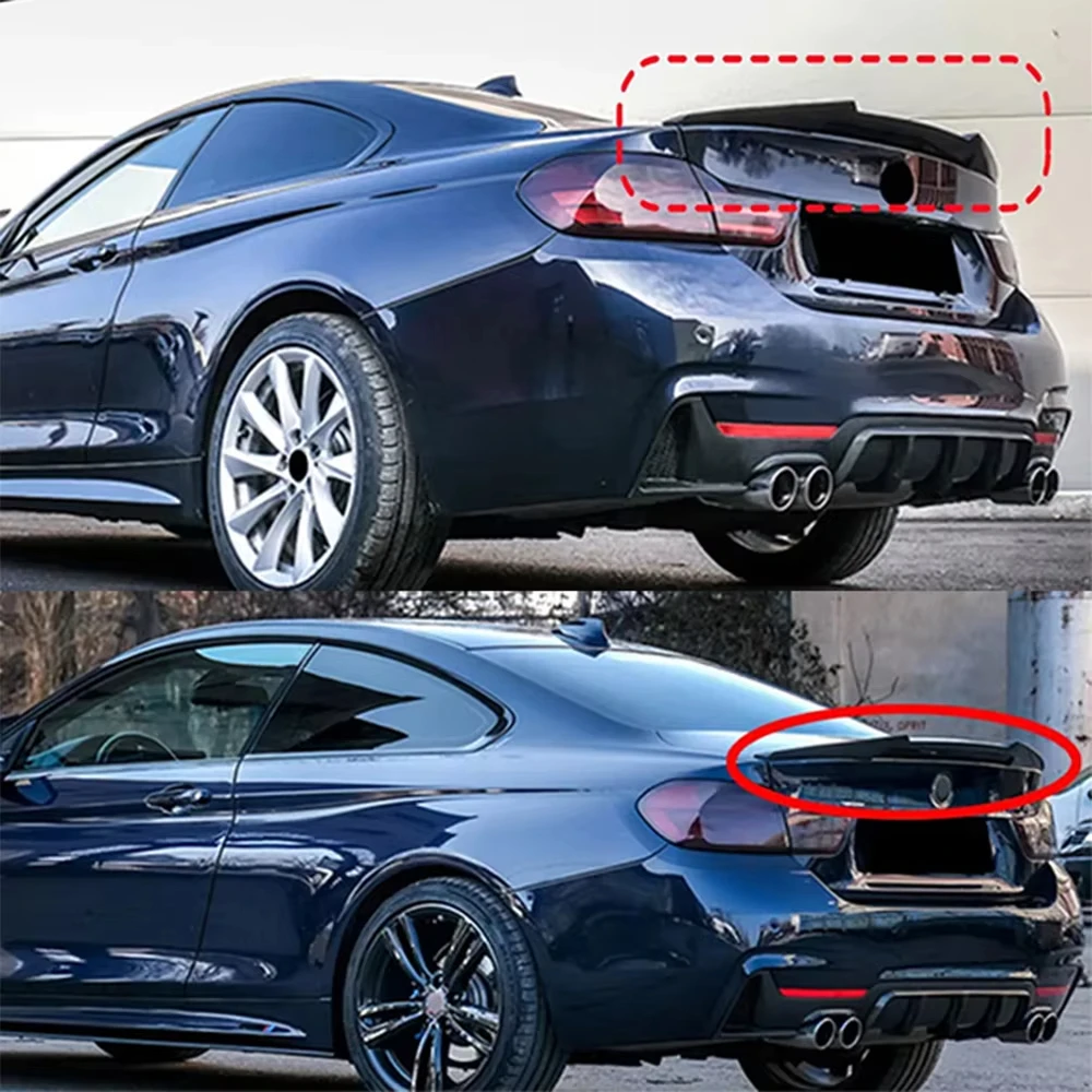 Universal Rear Wing Lip Car Rear Trunk Boot Lip Spoiler Wing Extension Lid For BMW 3/5 Series G30 F10 E90 F30 G30 Racing car rear spoiler