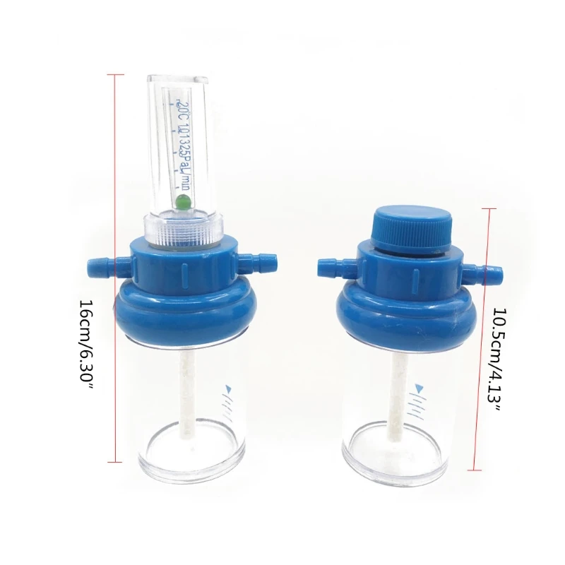 Oxygen Pressure Gas Regulator Inhaler O2 Pressure Reducer Oxygen Gauge Flow Meter Buoy Type for Hypoxic Patients