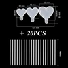 20pcs plus3 hearts