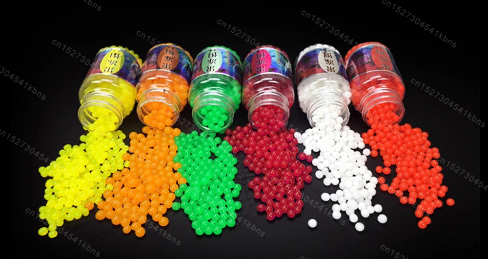 Soft Jelly Fishing Beads Bait 70G/bottle Carp Fishing Bead Bean Hook Pellet Boilies Tackle Beads Bait Fruity Bubble Ball