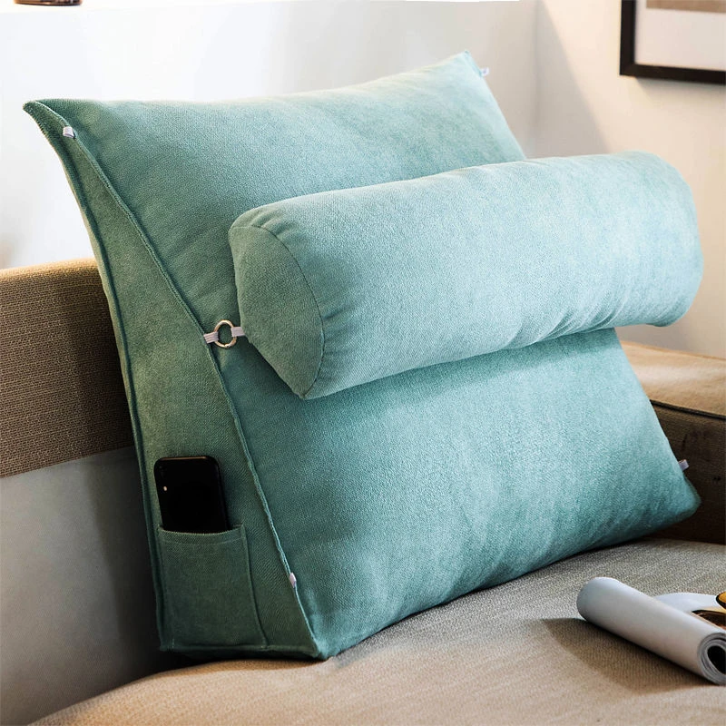 

New Modern Sofa Cushion Soft Backrest Adjustable Washable Tatami Bedroom Pillow Girl's Lady Rest Leisure Time Head Waist Support