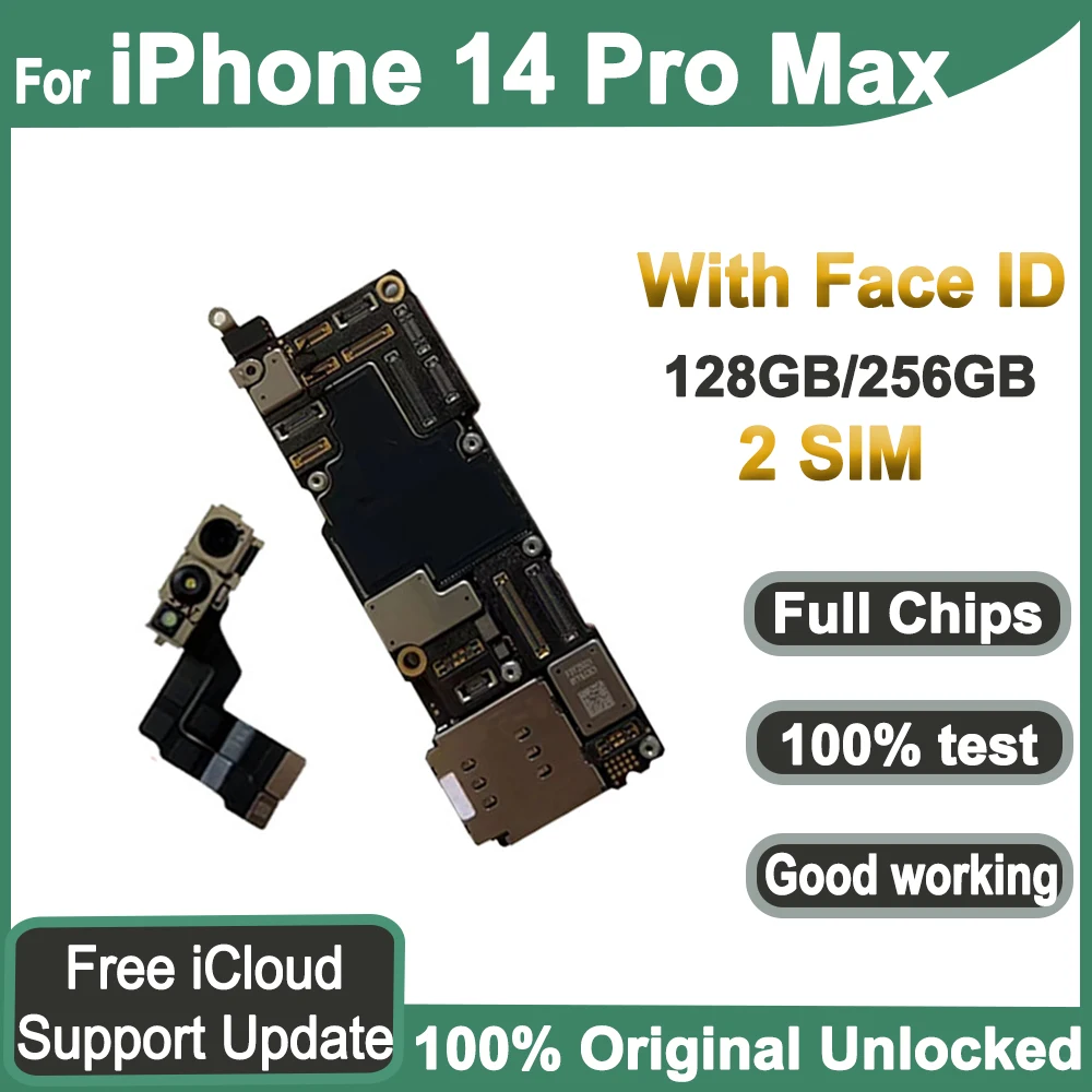 Original-For-iPhone-14-Pro-Max-Motherboard-With-Face-ID-For-iphone14