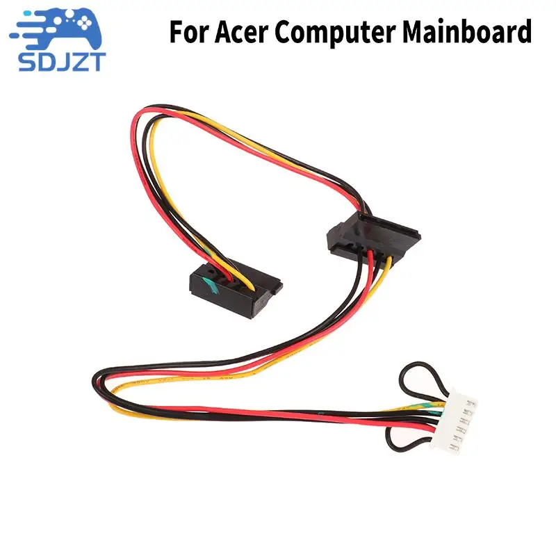 

6 контактов на 2 порта HDD SATA разъем кабеля питания для Acer компьютера материнская плата Nitro N50-610 Disco Duro ATX PSU