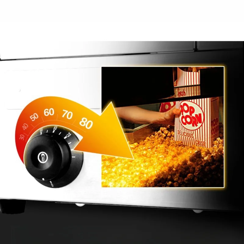 Spherical Popcorn Insulated Box Display Cabinet 220V 50Hz Movie Theater Popcorn Insulated Cabinet Commercial Use Popcorn Machine 4