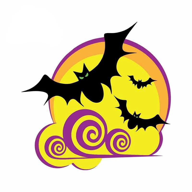 

Halloween personality funny Bat RV van DIY exquisite decal graphic stickers