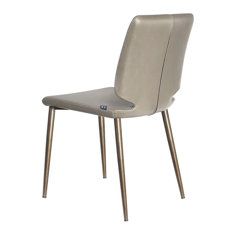 

Wyj Simple Modern Wrought Iron Leather Restaurant Conference Chair 560A