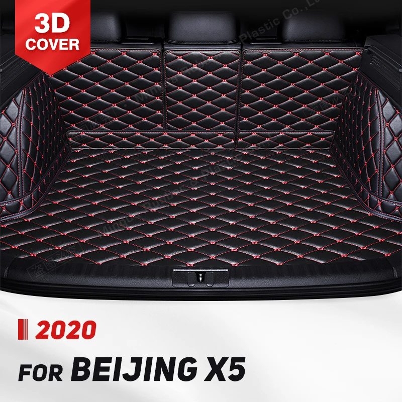 

Auto Full Coverage Trunk Mat For For BEIJING-X5 2020 Car Boot Cover Pad Cargo Liner Interior Protector Accessories