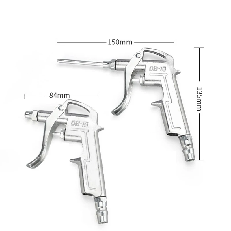 Pistolet do sprężonego powietrza pistolet spustowy Cleaner sprężarka zdmuchiwacz pyłu 8-calowy dysza urządzenia do oczyszczania dla sprężone powietrze pistolet do sprężonego powietrza