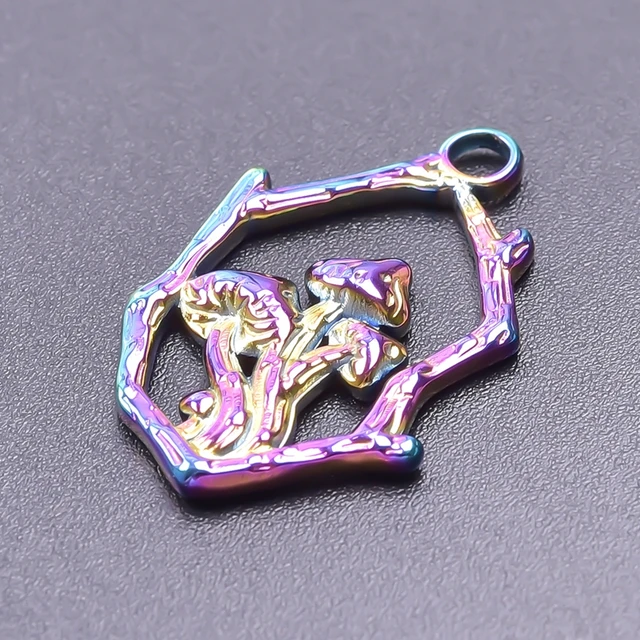 Stainless Steel Pendants Charm Nature Set 5pcs 55