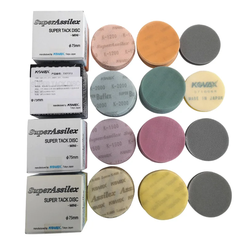 Kovax Sandpaper 3 Inch Polishing Sand Paper Sand Paper Disc 75mm