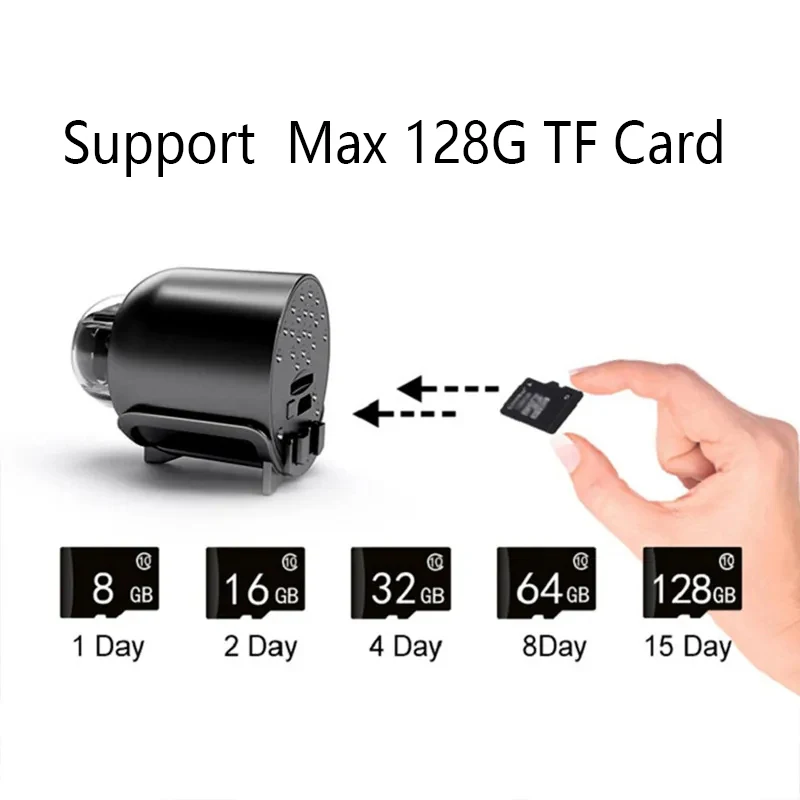 X5 2.4G WiFi Webcam 1080P HD Indoor Security IP Camera Video Recorder Anti-theft Remote Monitor Lightweight Micro Camera USB 3