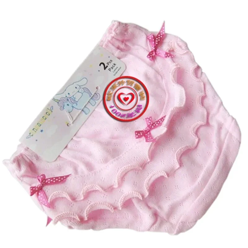 

10Pcs/lot Sweet Bow Lace Shorts Baby Girl Underwear Cotton Quality Calcinhas Girls Underwear Kids Panties