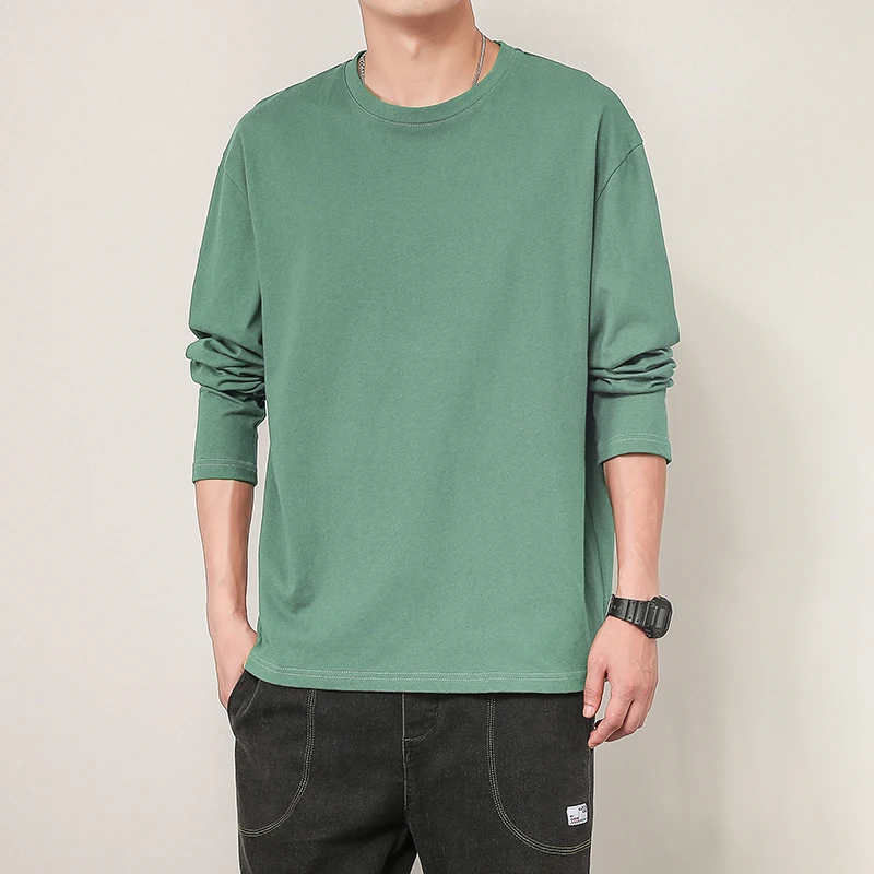 Solid Short Sleeve T-shirts Man Large Round Neck Woman T-shirts for Women Long Oversize Men's Sleeves Male Tops Tees