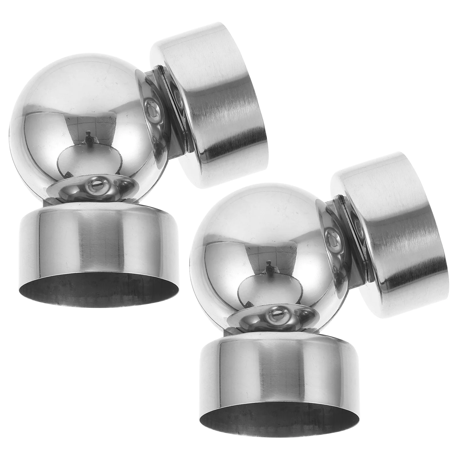 

2 шт., деревянные наконечники для поручней, из нержавеющей стали